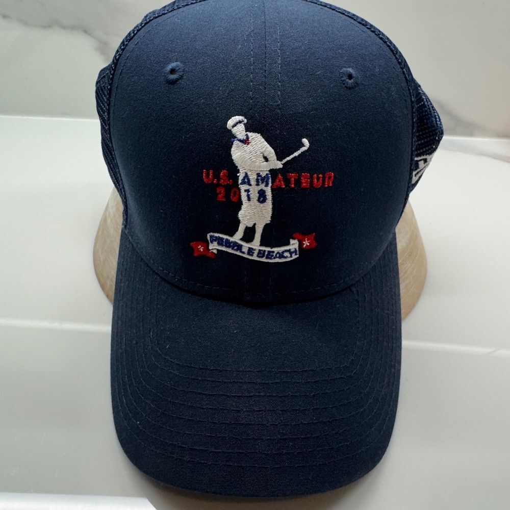 Pebble Beach US Amateur 2018 Trucker Cap Navy New Era OS